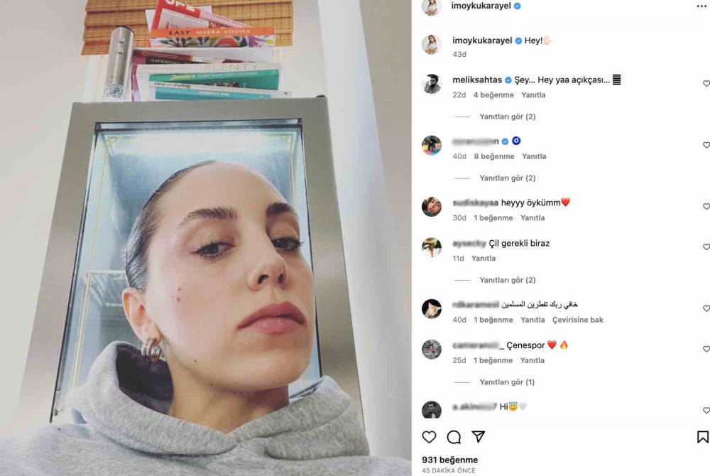 oyku karayel in selfie paylasimi sosyal medyada gundem oldu sey hey ya acikcasi